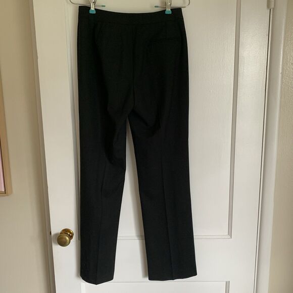 Lafayette 148 Black Pants Women’s Size 4 Wool Elastane Stretch Career Capsule - Picture 2 of 8